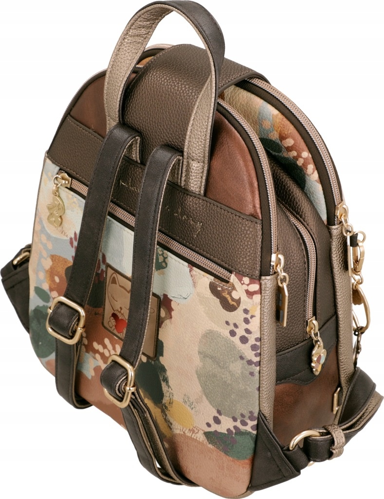 Rucsac damă TULIP ORCHESTRA din piele ecologica Anekke 43705-043 Multicolor - imagine 2