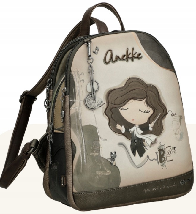 Rucsac damă TULIP ORCHESTRA din piele ecologica Anekke 43805-044 Multicolor