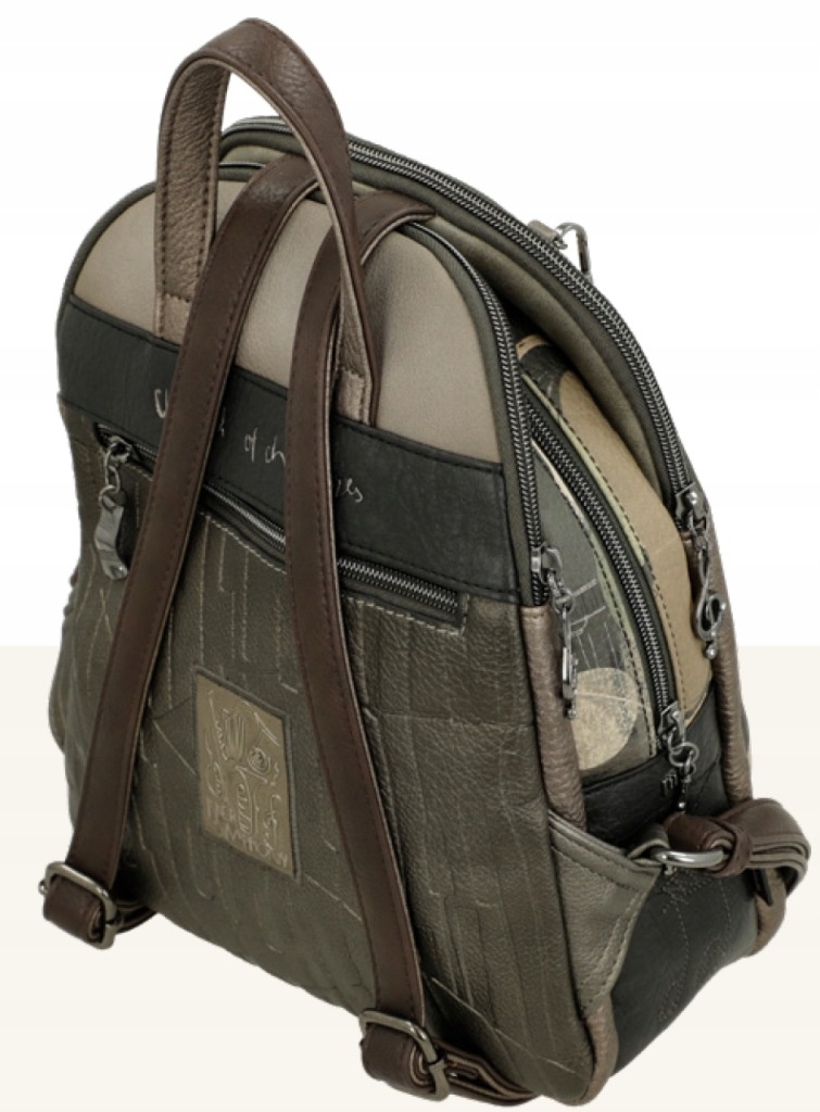 Rucsac damă TULIP ORCHESTRA din piele ecologica Anekke 43805-044 Multicolor - imagine 3