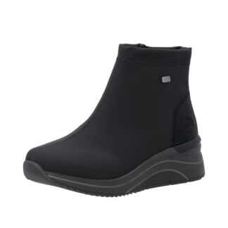 Botine dama din material textil Remonte D0T73-00 negru