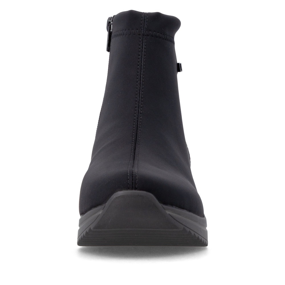 Botine dama din material textil Remonte D0T73-00 negru