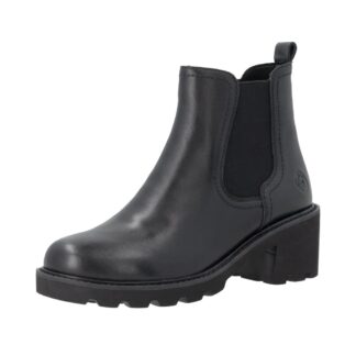 Botine dama din piele naturala Remonte D0A70-00 negru