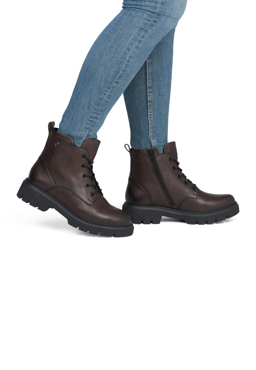 Botine dama din piele naturala Remonte D1W83-00 maro