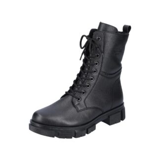 Botine dama din piele naturala Rieker Y7116-00 negru