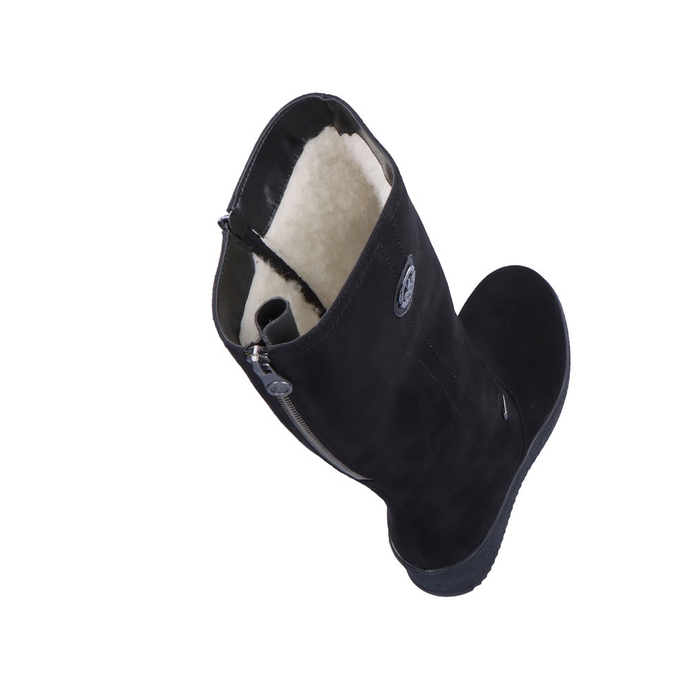 Cizme dama piele naturala antilopa Rieker Y4470-00