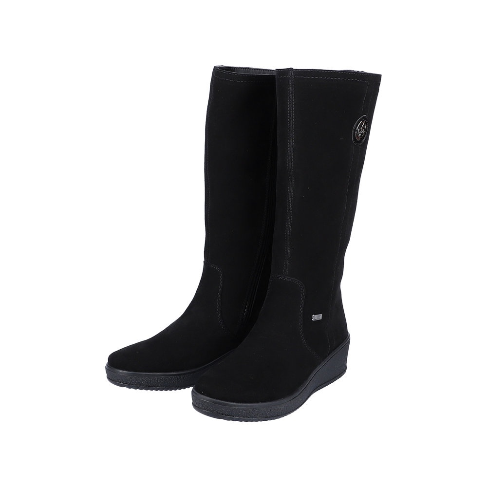 Cizme dama piele naturala antilopa Rieker Y4470-00