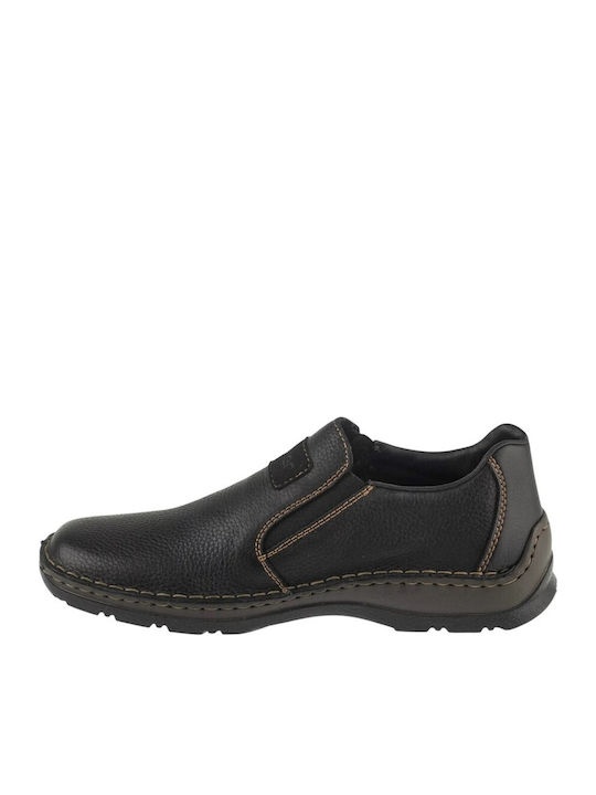 Ghete barbati din material sintetic Rieker 05370-00 negru