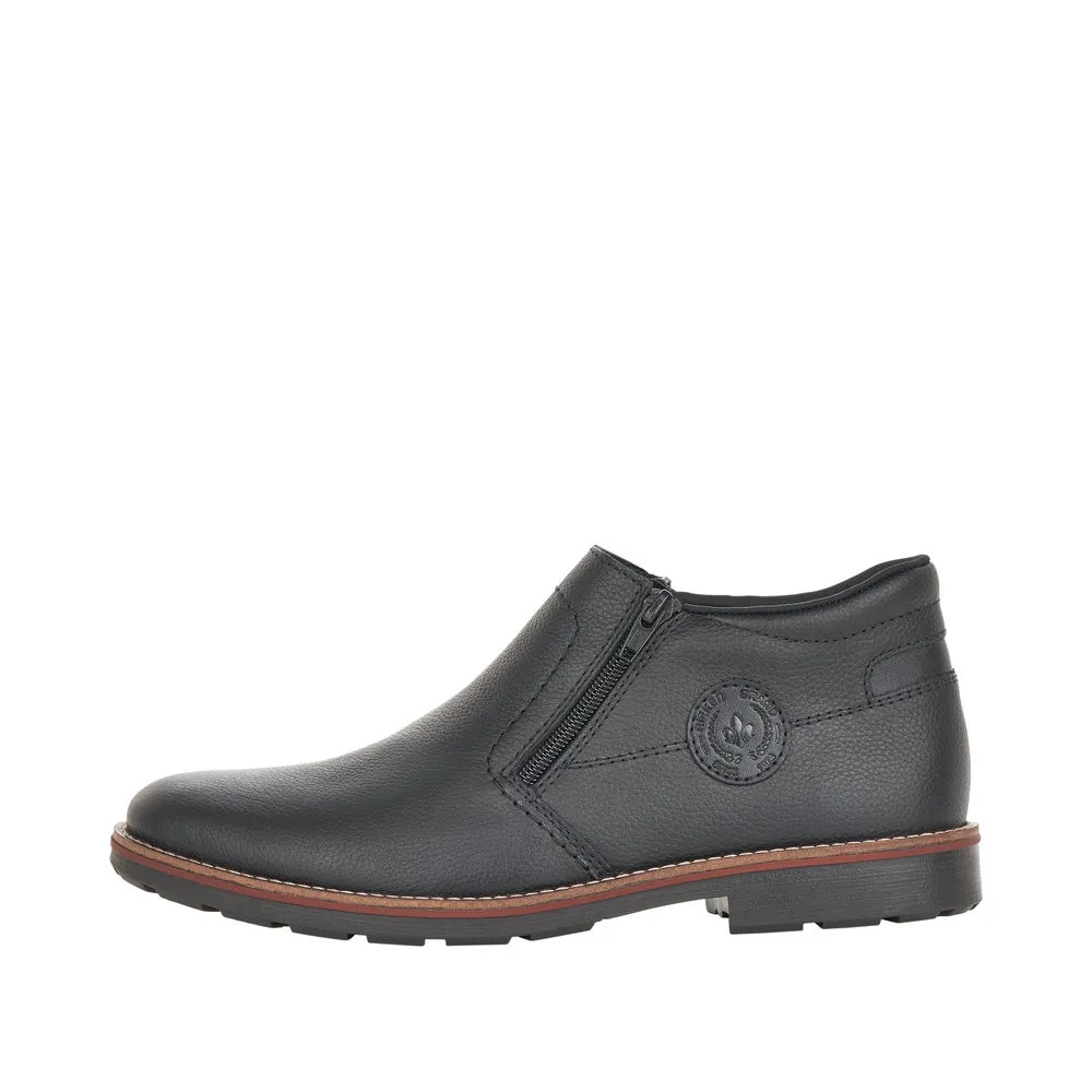 Ghete barbati din piele naturala Rieker 15399-00 negru