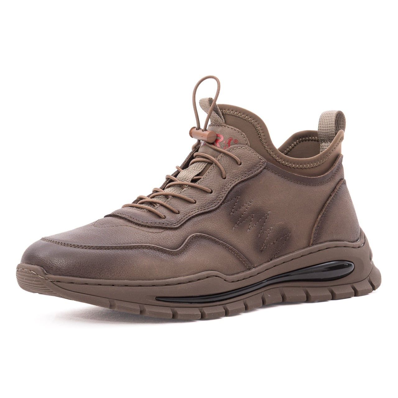 Pantofi barbati casual din piele naturala Otter 1CJ30010B 40-N maro kaki