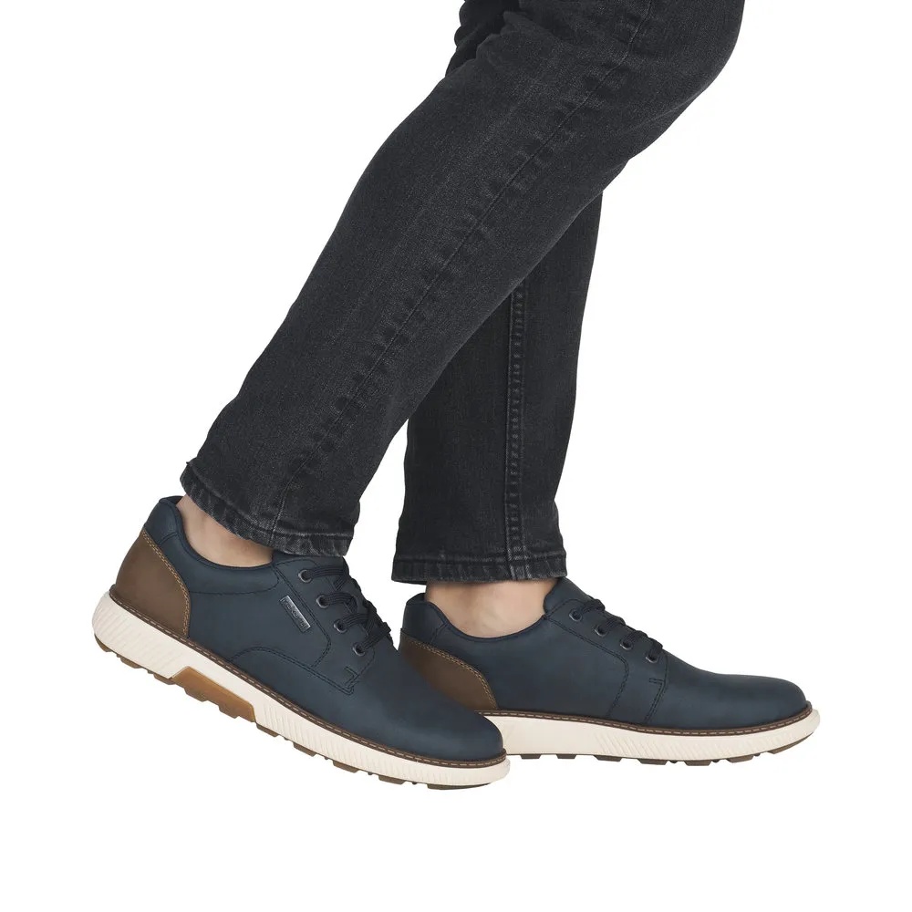 Pantofi batbati casual din material sintetic Rieker B3317-14 beumarin