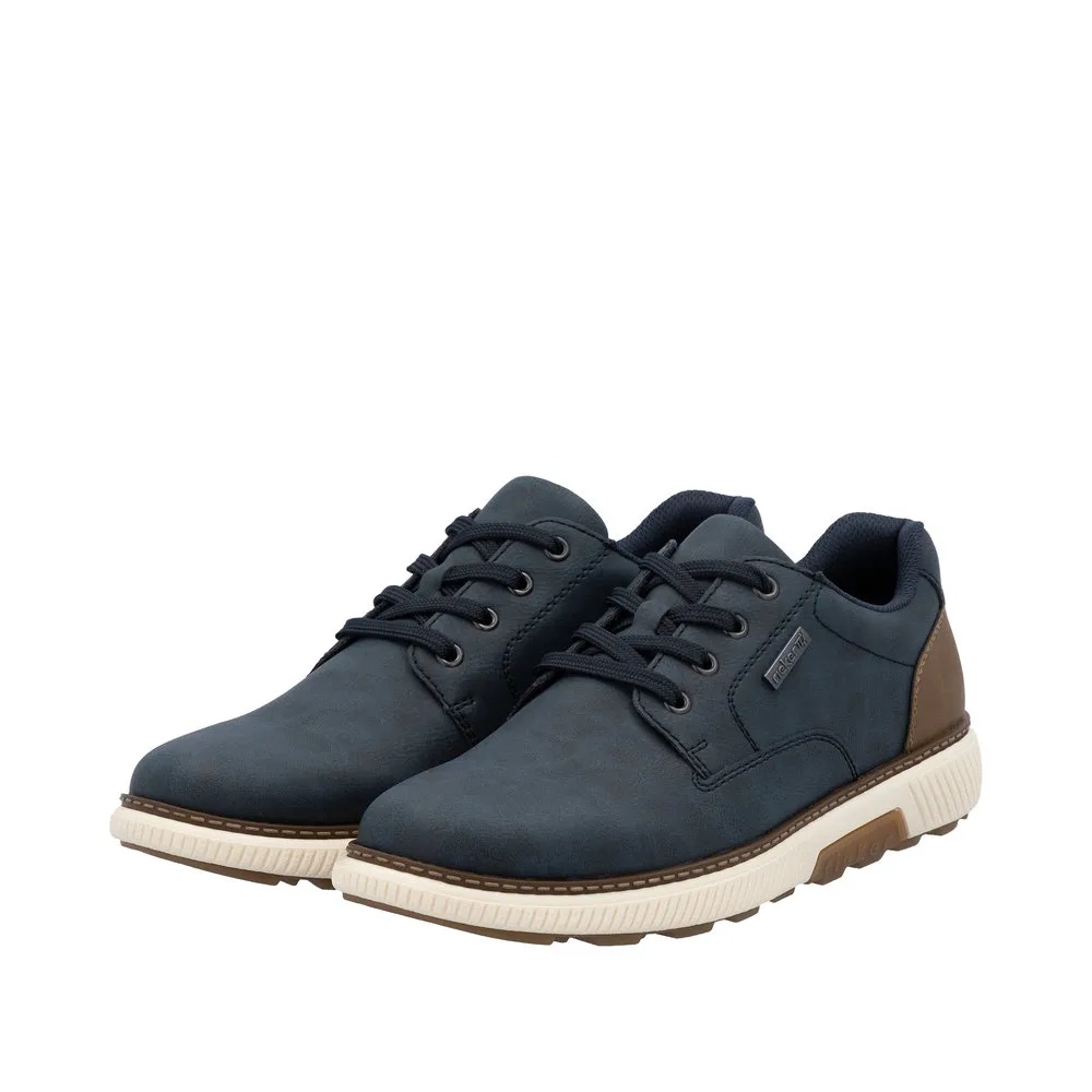 Pantofi batbati casual din material sintetic Rieker B3317-14 beumarin