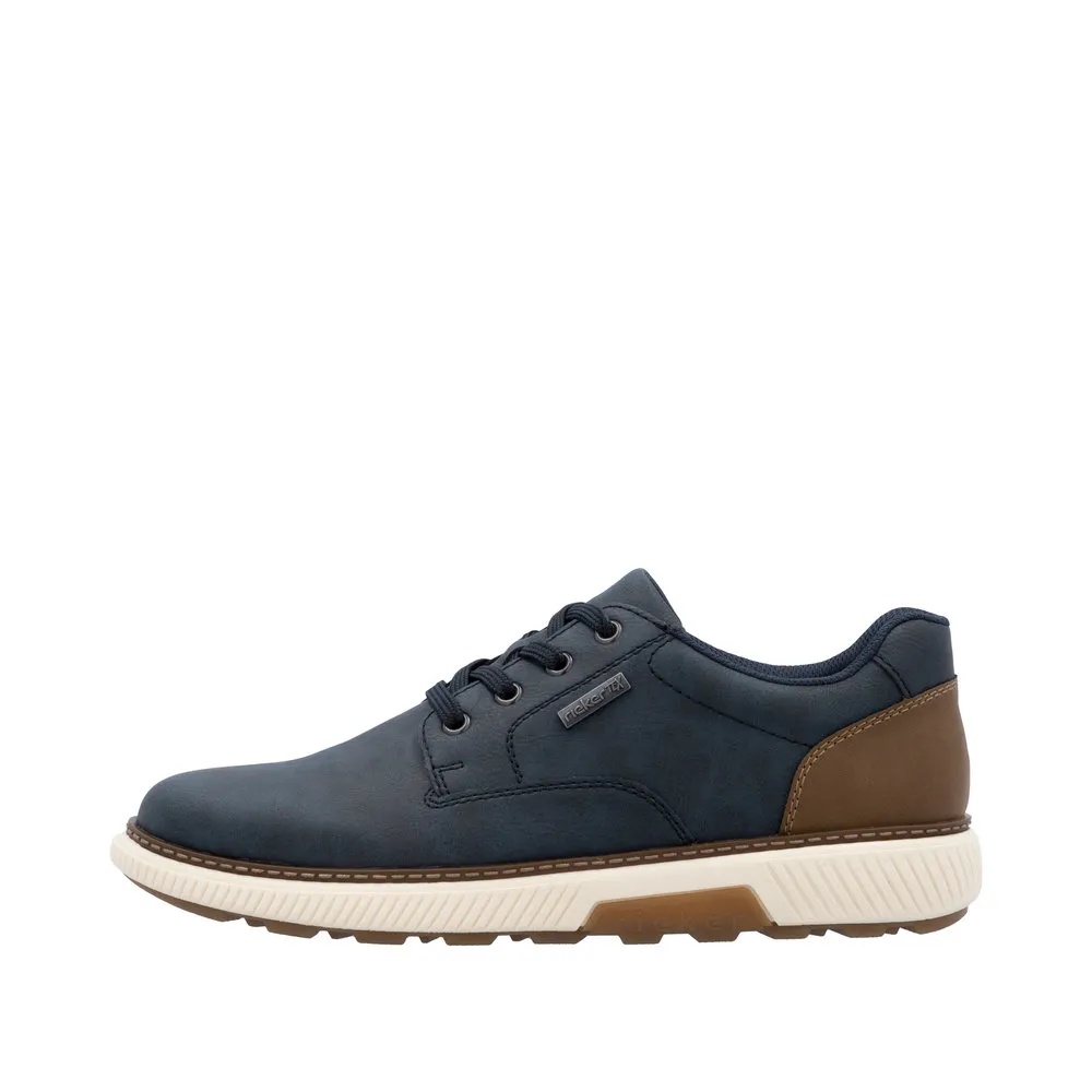 Pantofi batbati casual din material sintetic Rieker B3317-14 beumarin