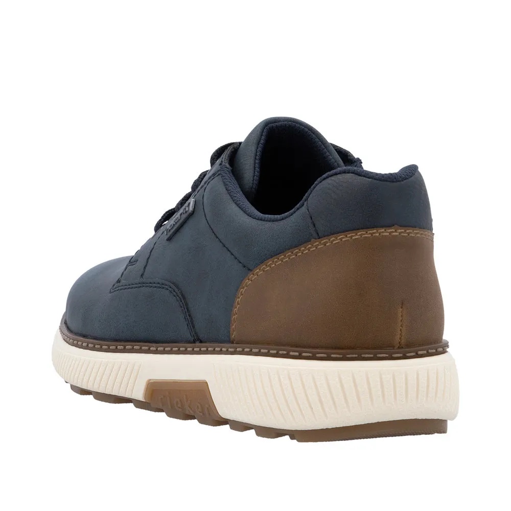 Pantofi batbati casual din material sintetic Rieker B3317-14 beumarin