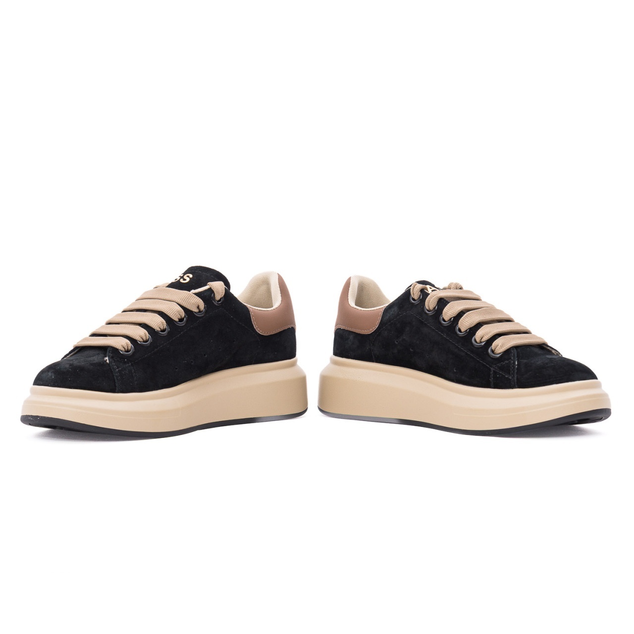 Pantofi dama casual din piele naturala nabuc PASS Collection 1LX90002E 01-2 negru