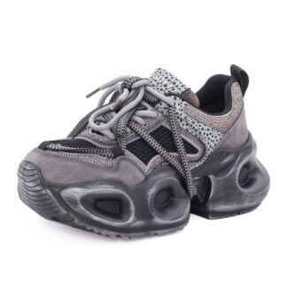 Pantofi dama sport din piele mix Gryxx 1SW90002B 14-Z gri