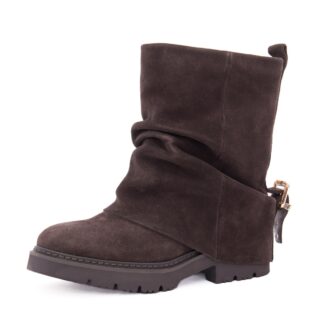 Botine dama din piele intoarsa Alma En Pena I260885 CROSTA COFFEE maro