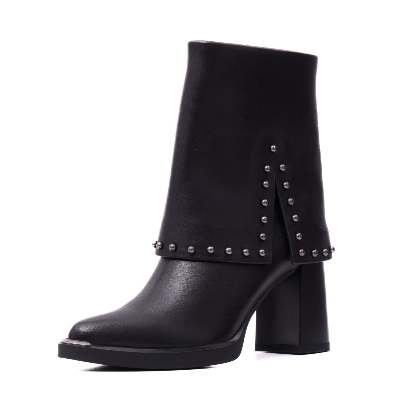 Botine dama din piele naturala Epica 3V1244-S791-G6 01-N negru