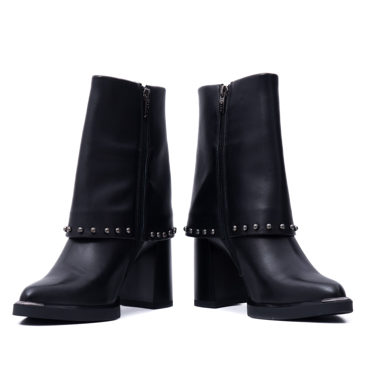 Botine dama din piele naturala Epica 3V1244-S791-G6 01-N negru