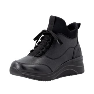 Botine dama din piele naturala Remonte D0T81-00 negru