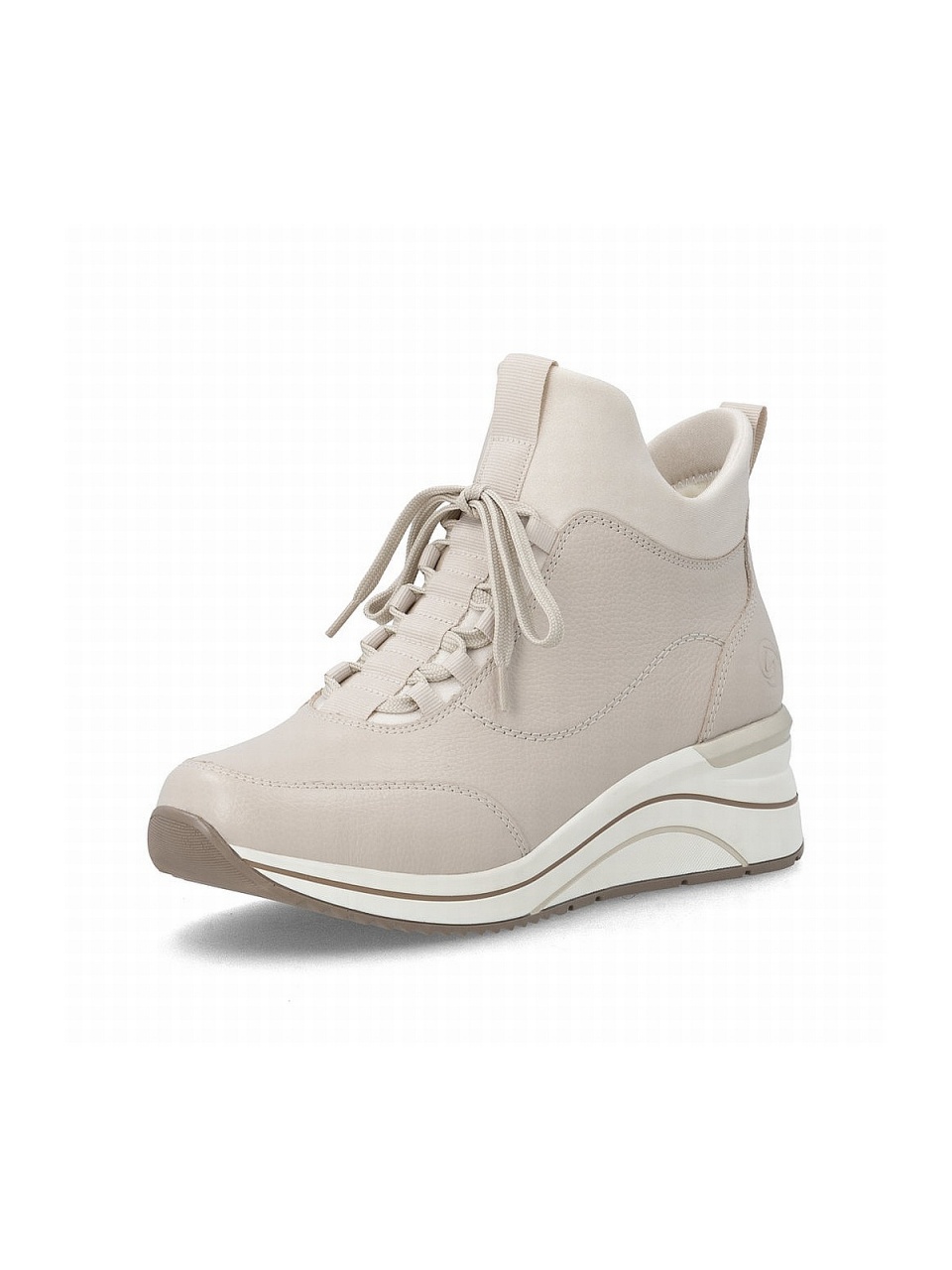 Botine dama din piele naturala Remonte D0T81-60 bej
