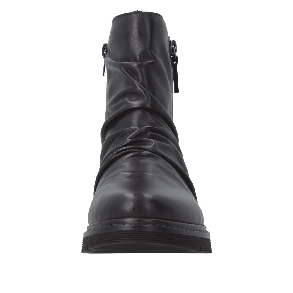 Botine dama din piele naturala Remonte D3981-00 negru