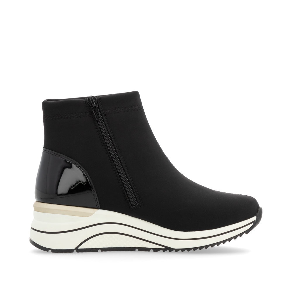Botine impermeabile negre Remonte D0T73-03