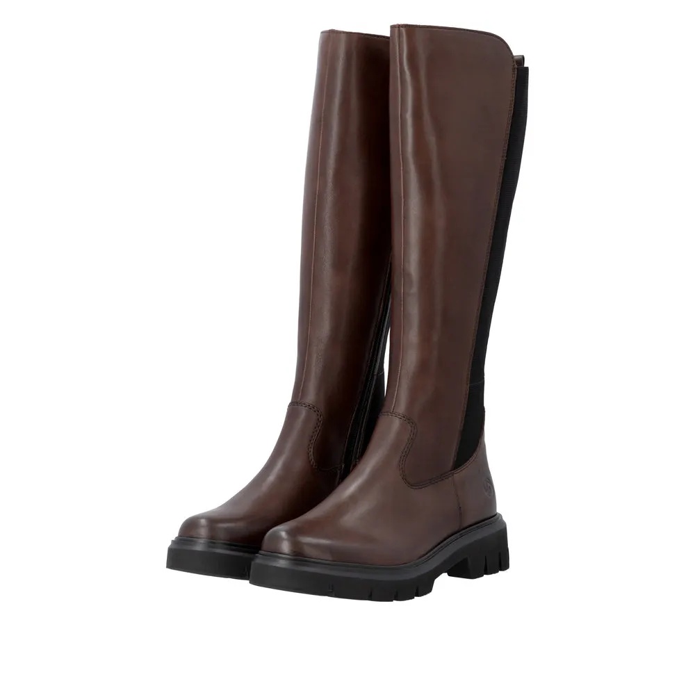 Cizme dama din piele naturala Remonte D1W77-25 maro