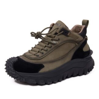 Ghete barbati din piele naturala GRYXX 18861-11 40-N kaki