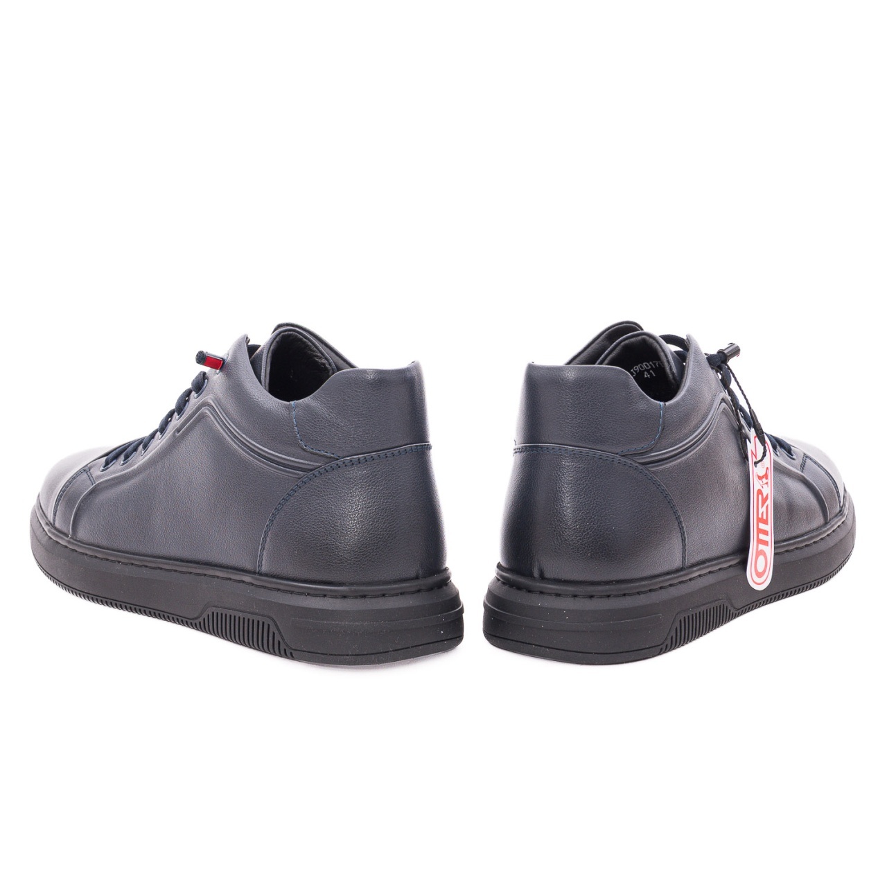 Ghete barbati din piele naturala Otter 1CJ90017B 42-N bleumarin