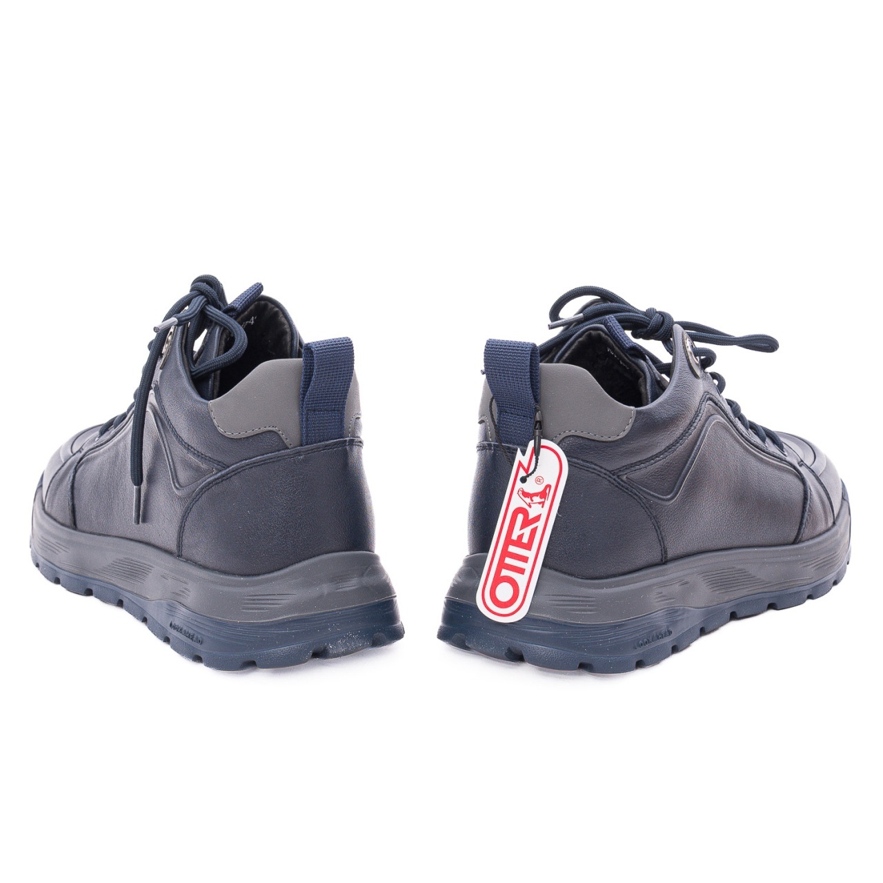 Ghete barbati din piele naturala Otter 1CJ90019B 42-N bleumarin