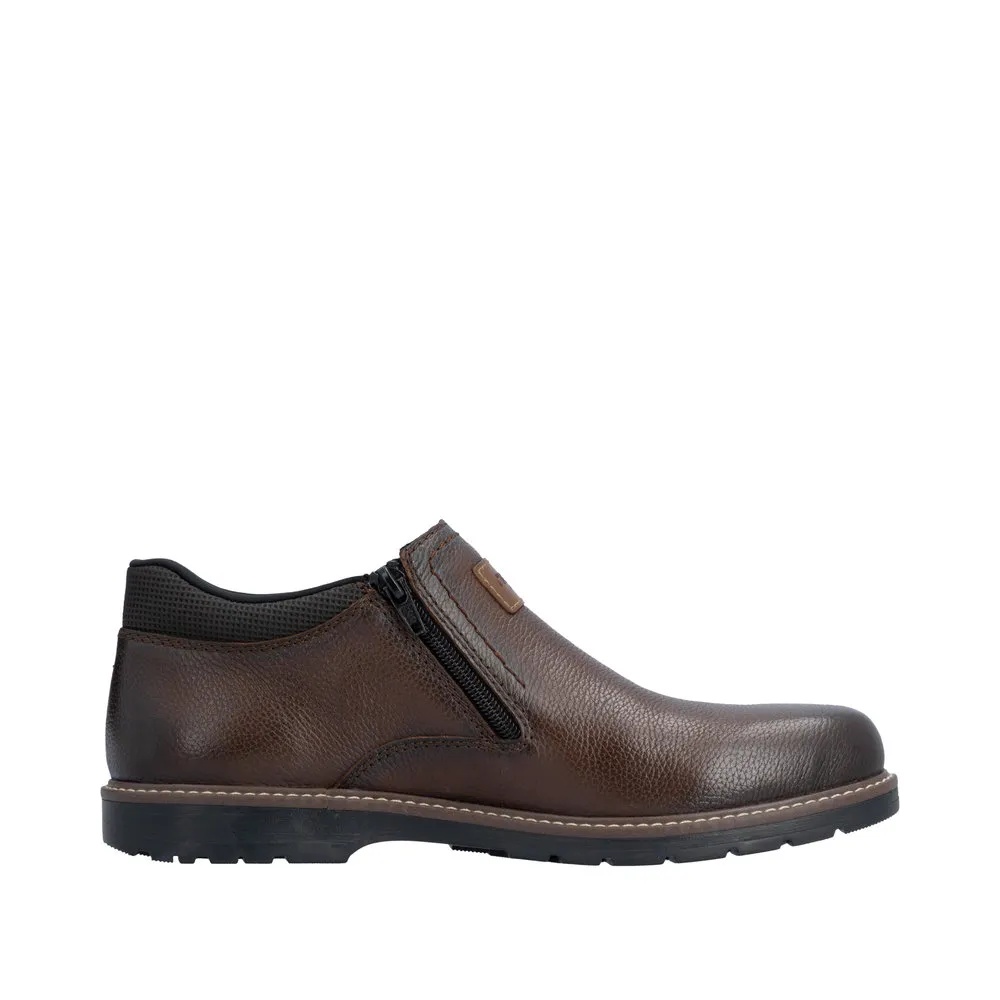 Ghete barbati din piele naturala Rieker 10559-25 maro