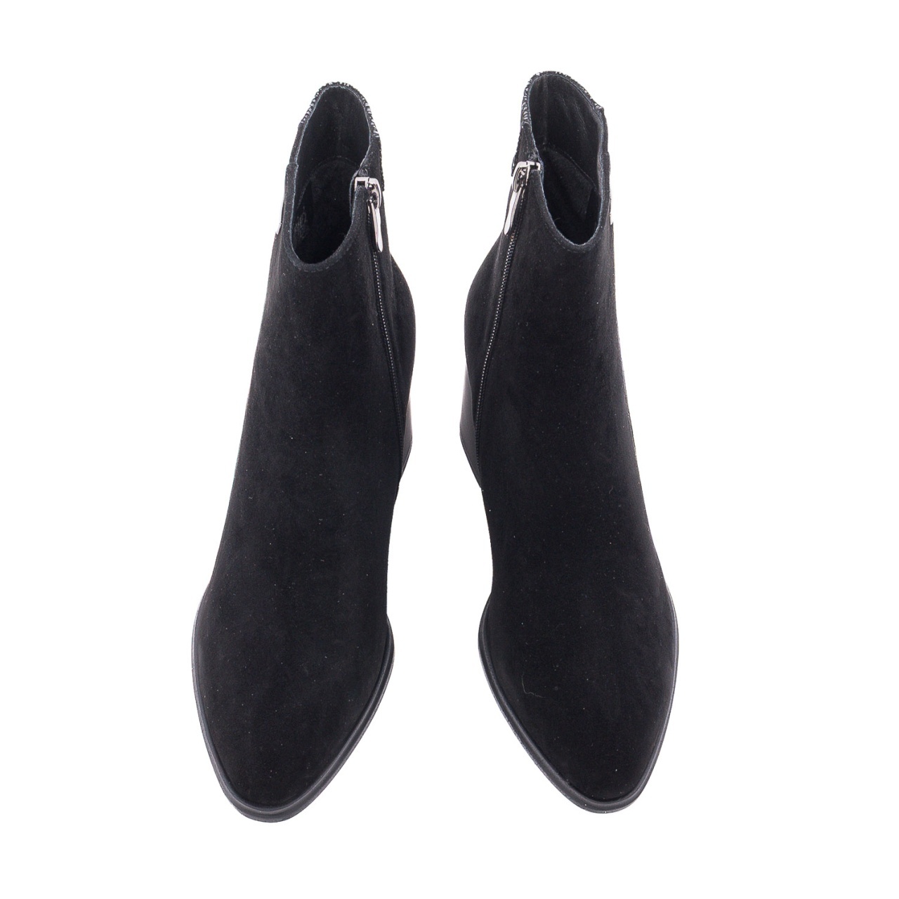 Ghete dama din piele intoarsa Feeling 27-045-01 negru