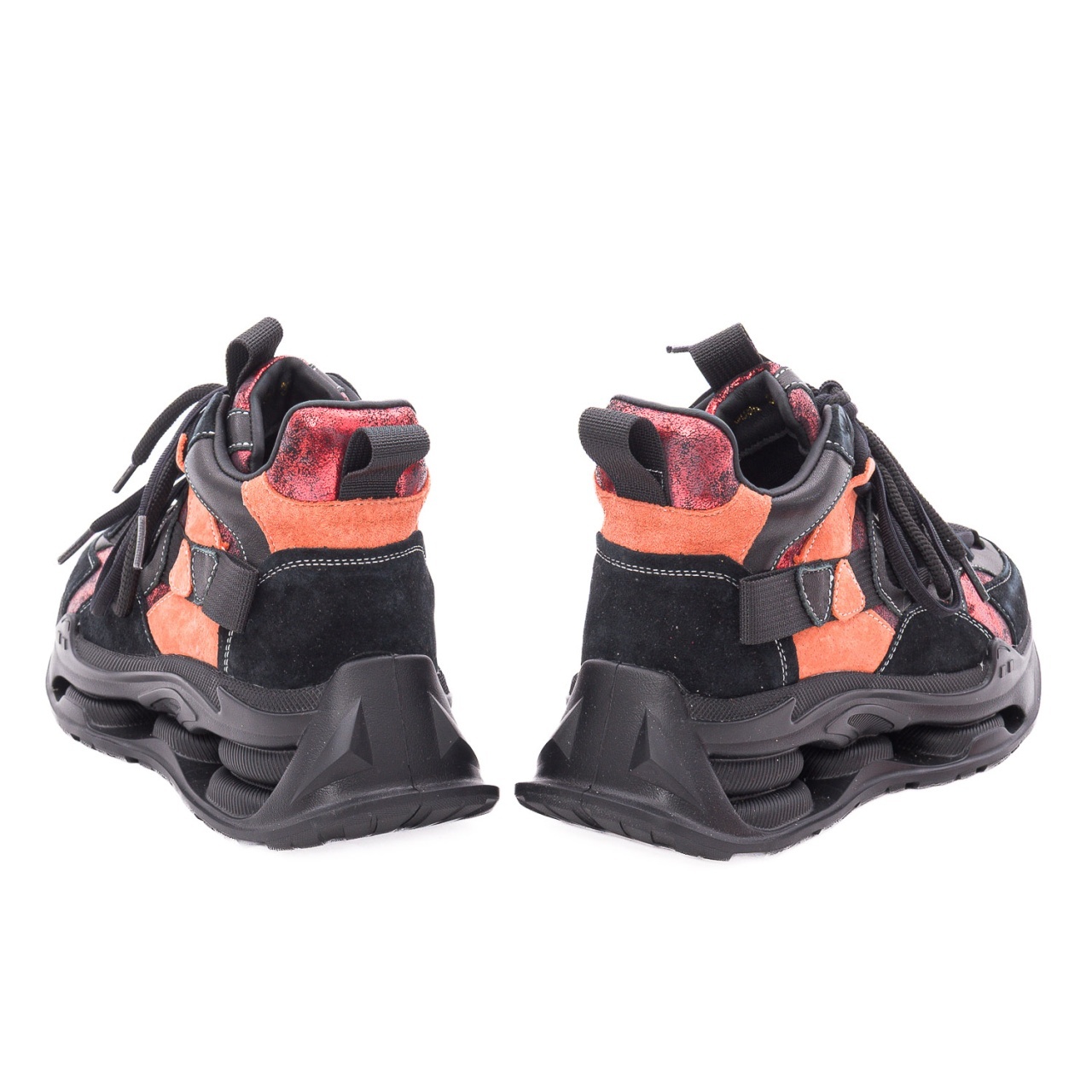 Ghete dama din piele mix Gryxx 136889A L2-Z negru diverse