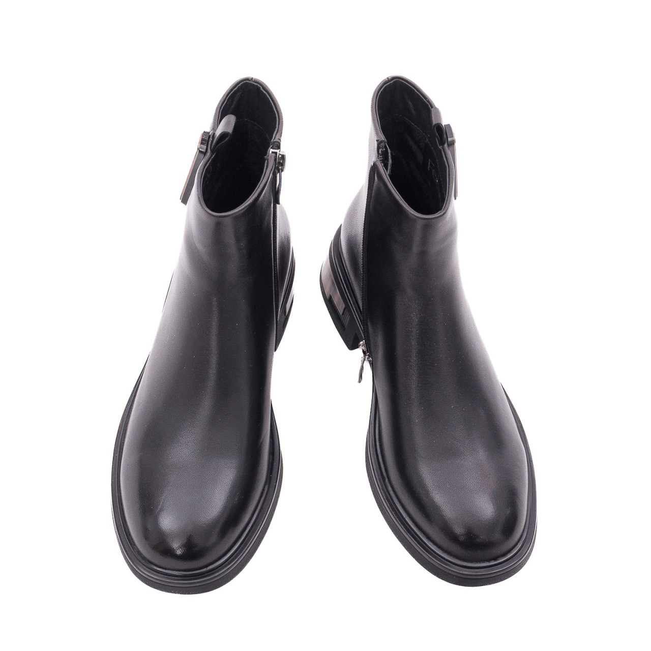Ghete dama din piele naturala Feeling 27-024-01 negru