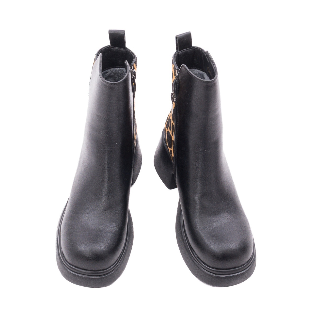 Ghete dama din piele naturala Gryxx 31841-0113-T373J 01-N negru