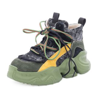 Ghete dama din piele naturala nabuc Gryxx 1LY90016B 15-2 multicolor
