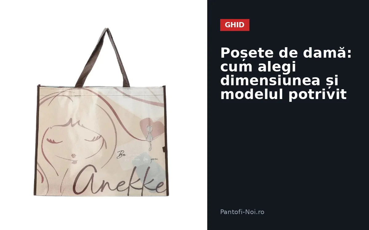 Poșete de damă: cum alegi dimensiunea și modelul potrivit
