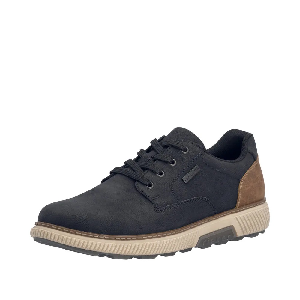 Pantofi barbati casual din material sintetic Rieker B3317-00 negru