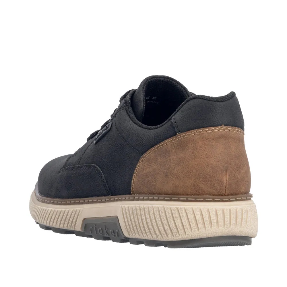 Pantofi barbati casual din material sintetic Rieker B3317-00 negru
