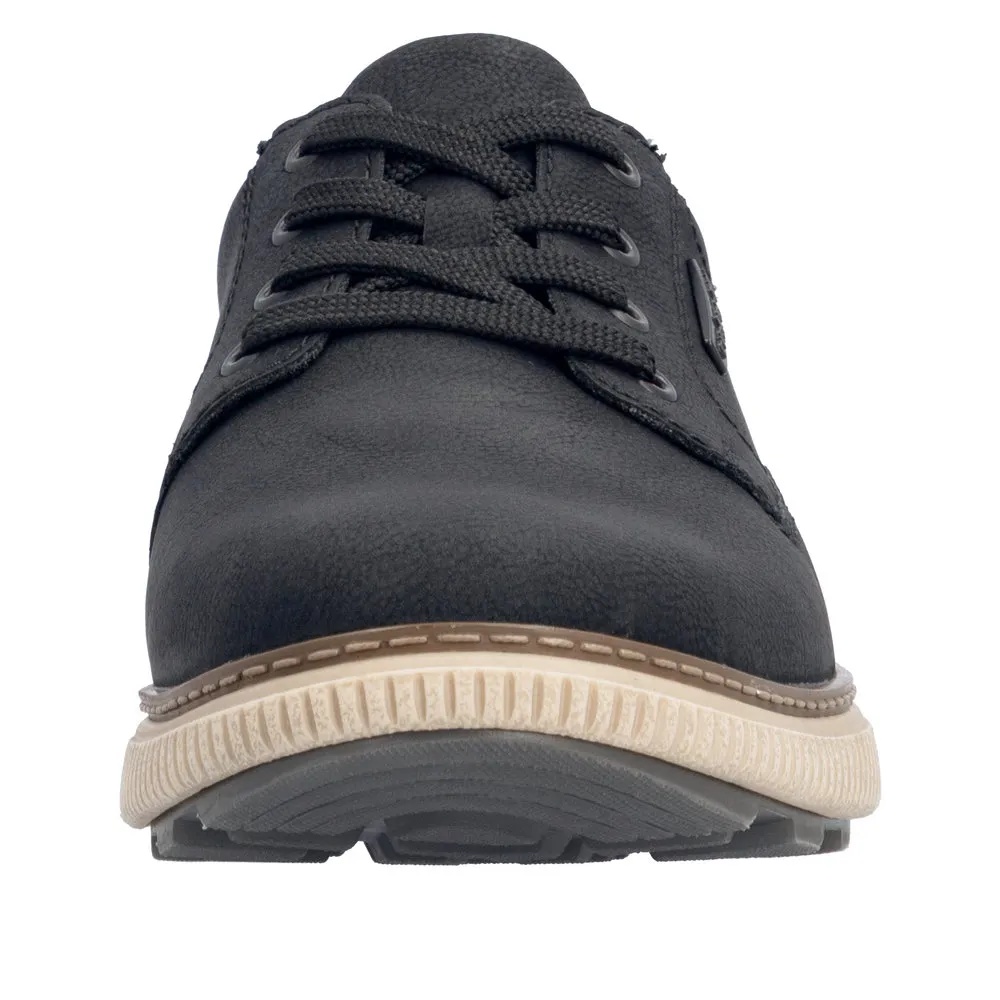 Pantofi barbati casual din material sintetic Rieker B3317-00 negru