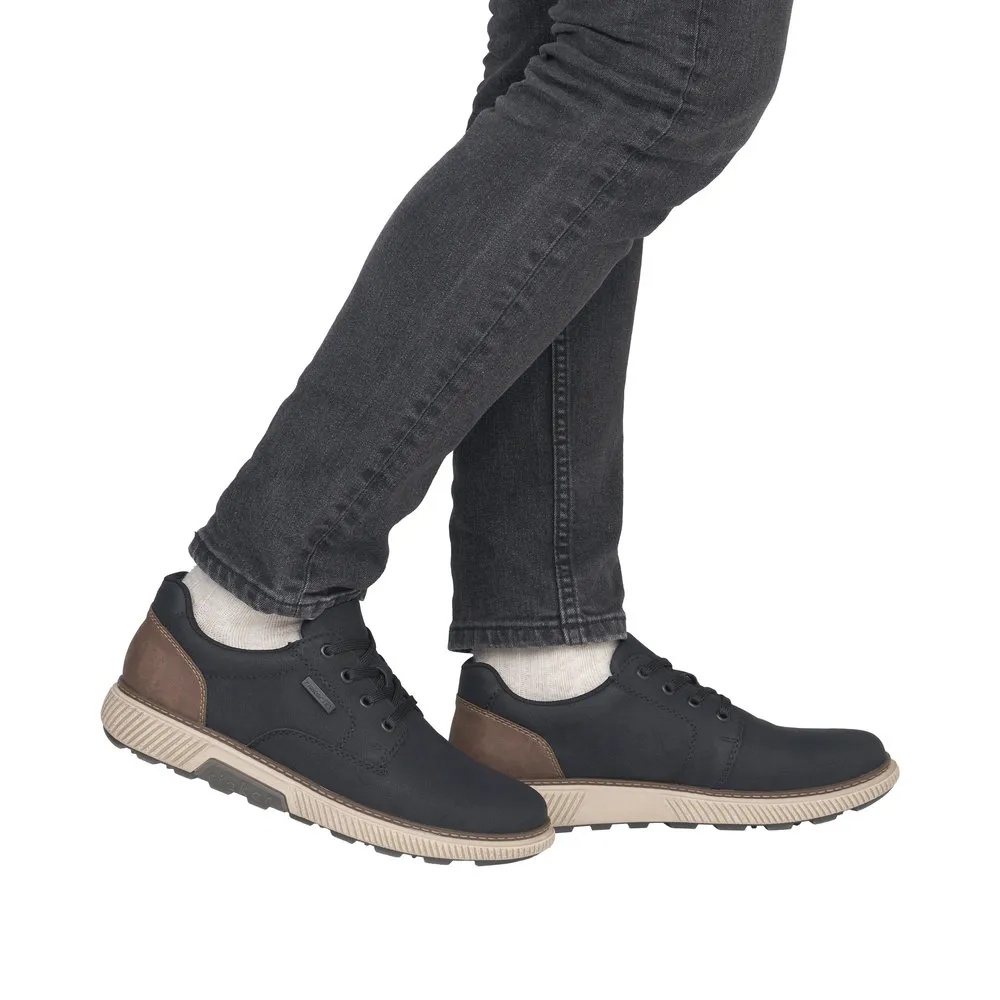 Pantofi barbati casual din material sintetic Rieker B3317-00 negru