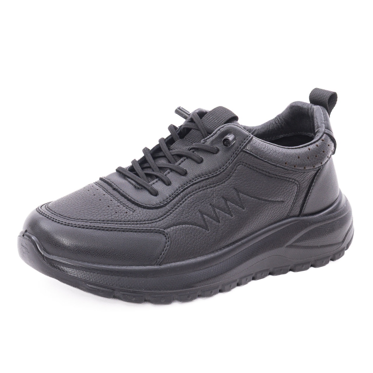 Pantofi barbati casual din piele mix Otter 2D6103 01-Z negru
