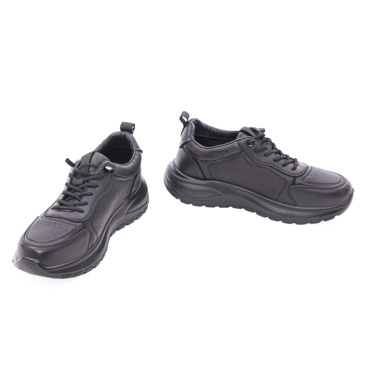 Pantofi barbati casual din piele mix Otter 2D6103 01-Z negru
