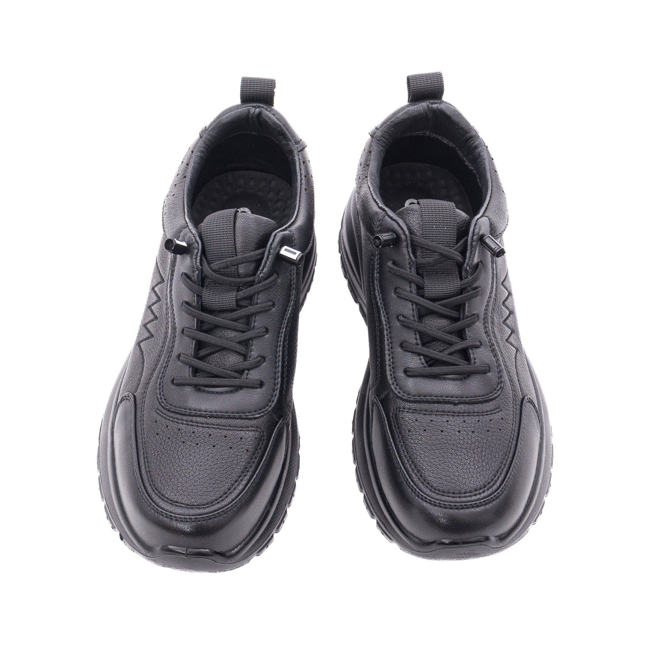 Pantofi barbati casual din piele mix Otter 2D6103 01-Z negru