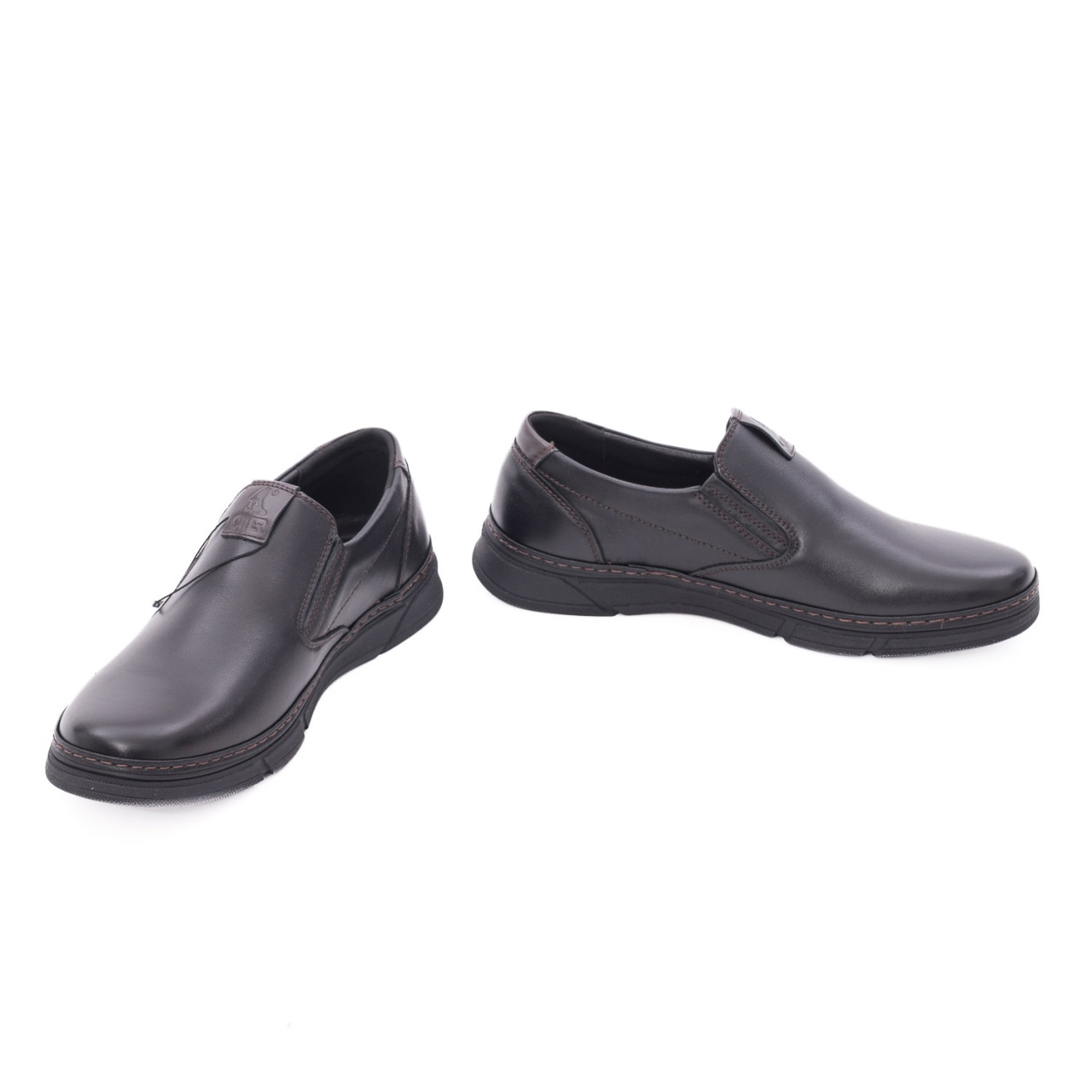 Pantofi barbati casual din piele naturala Otter 1DT90002A 01-N negru