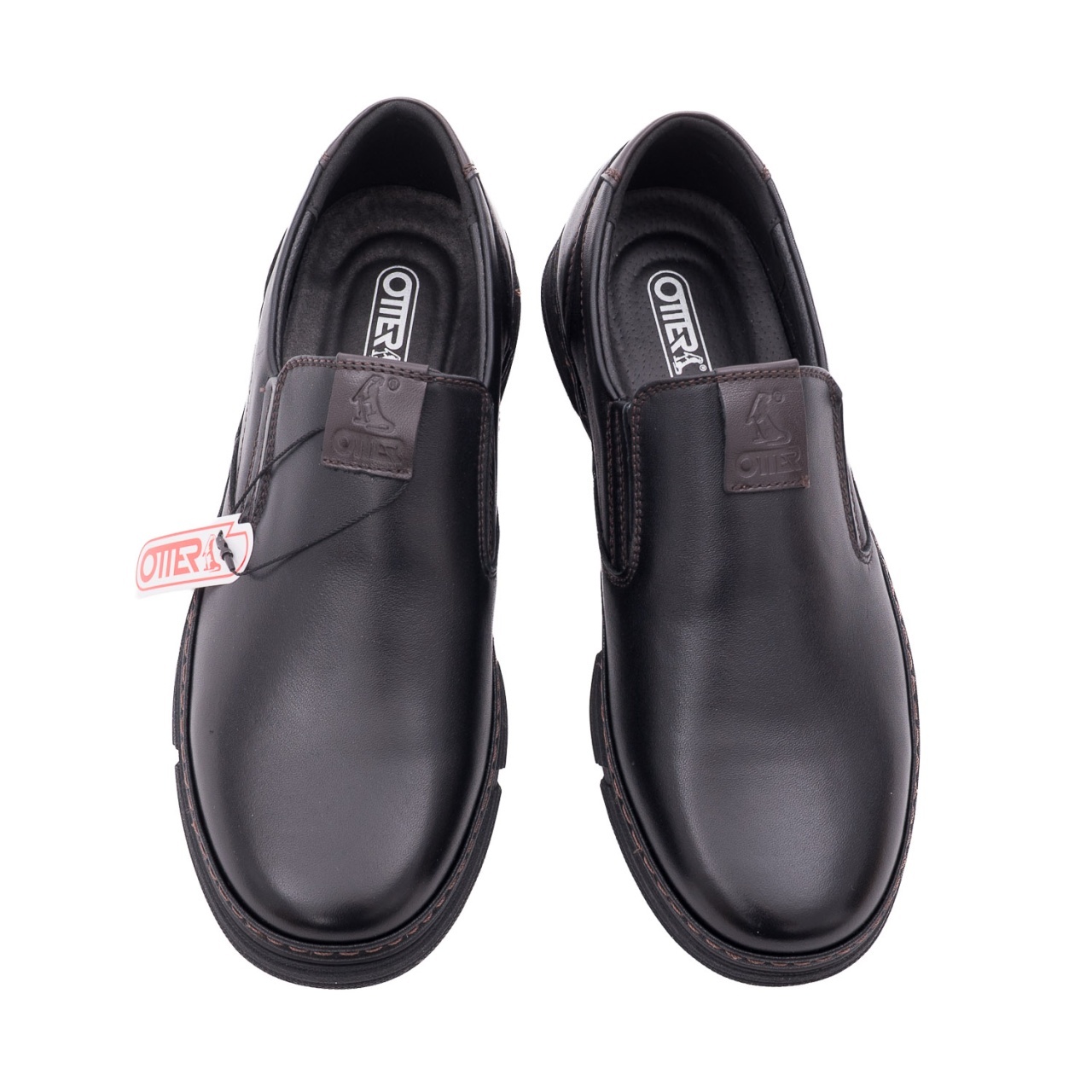 Pantofi barbati casual din piele naturala Otter 1DT90002A 01-N negru