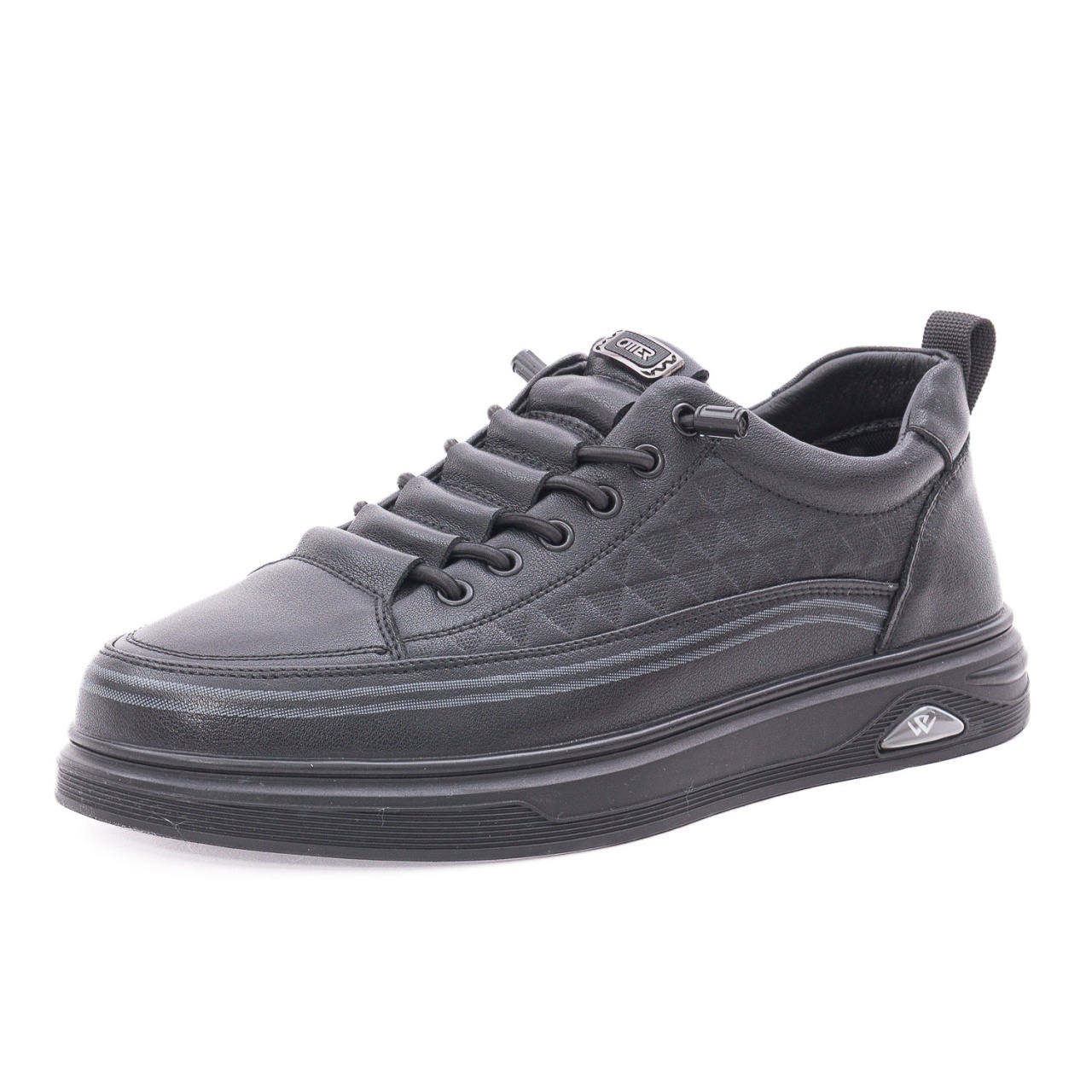 Pantofi barbati casual din piele naturala Otter 2T6106 01-N negru