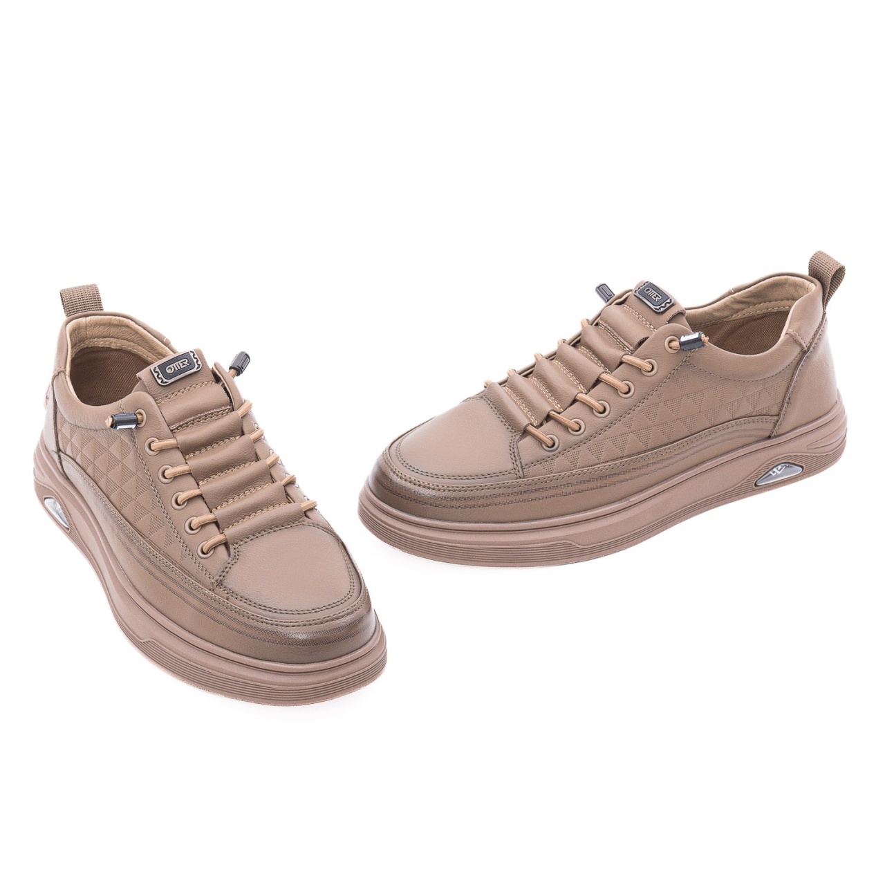 Pantofi barbati casual din piele naturala Otter 2T6106 B2-N taupe