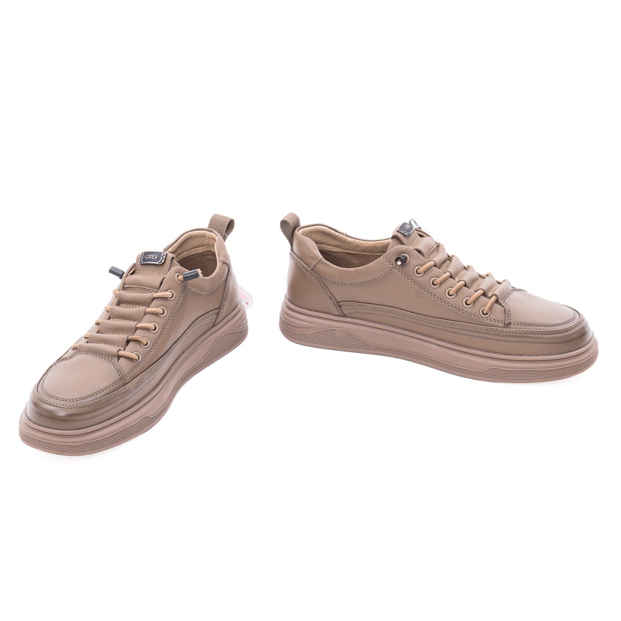 Pantofi barbati casual din piele naturala Otter 2T6106 B2-N taupe