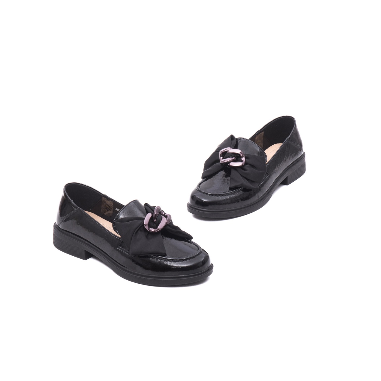 Pantofi casual dama cu toc mic PASS Collection X4X450040B 01-L